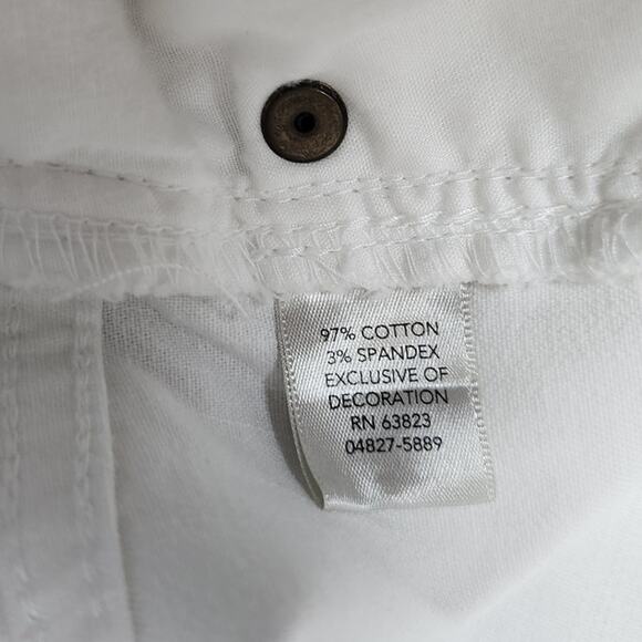 Christopher & Banks White Capri Pants Women's Size 4 - Picture 11 of 11